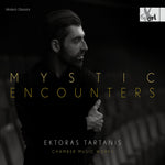 the album cover for Tartanis / Drouet / Keck / Borth - Mystic Encounters Chamber Music Works