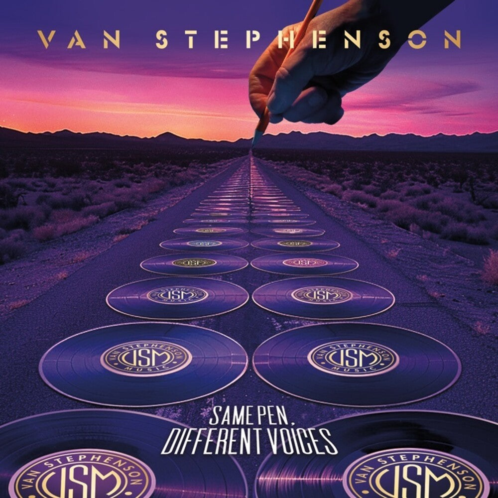 the album cover for Van Stephenson - Same Pen Different Voices (Aus)