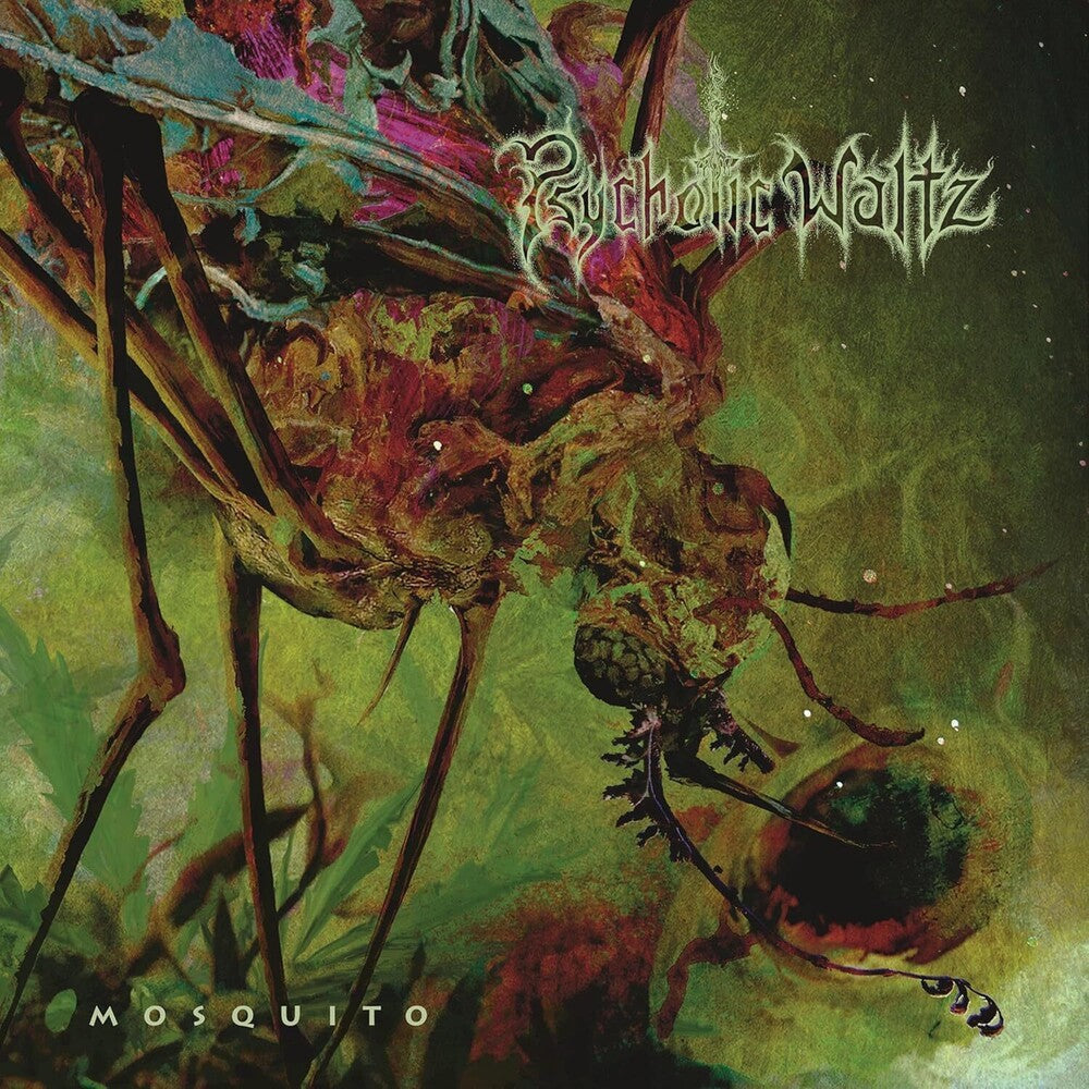 the album cover for Psychotic Waltz - Mosquito (Re-Issue 2024) [Colored Vinyl] (Gate) (Grn) [Limited Edition]