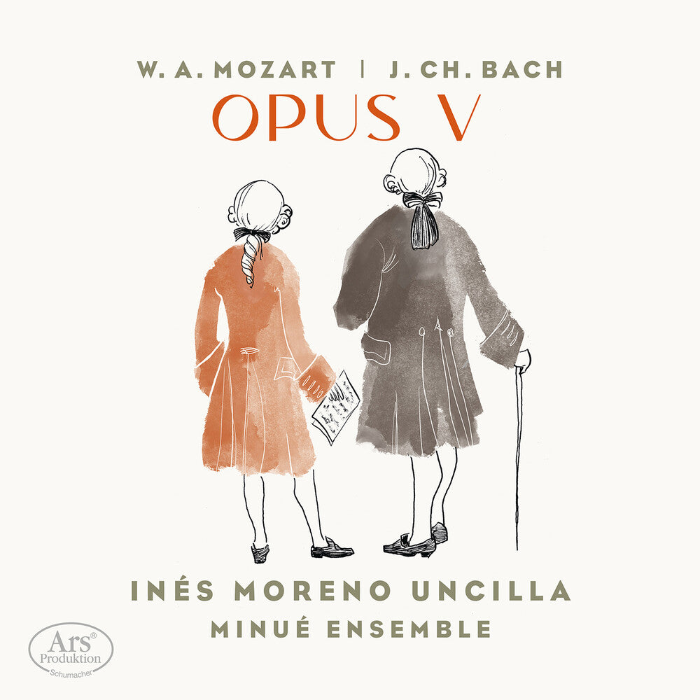 the album cover for Bach / Mozart / Minue Ensemble - Opus V
