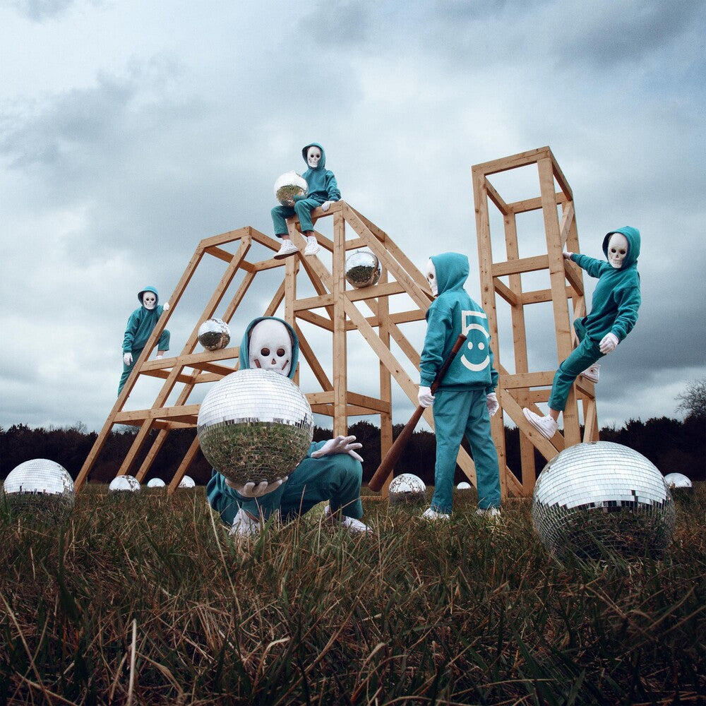 the album cover for AWOLNATION - The Phantom Five [ Metallic Silver LP]