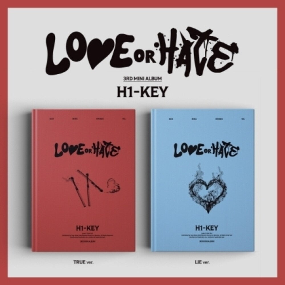 the album cover for H1-Key - Love Or Hate - Random Cover (Post) (Stic) (Phob)