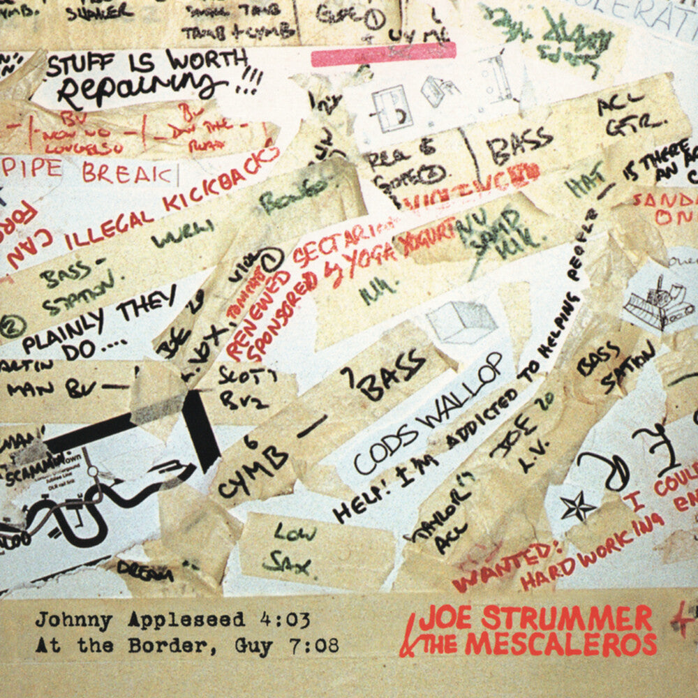 the album cover for Joe Strummer& The Mescaleros - Johnny Appleseed