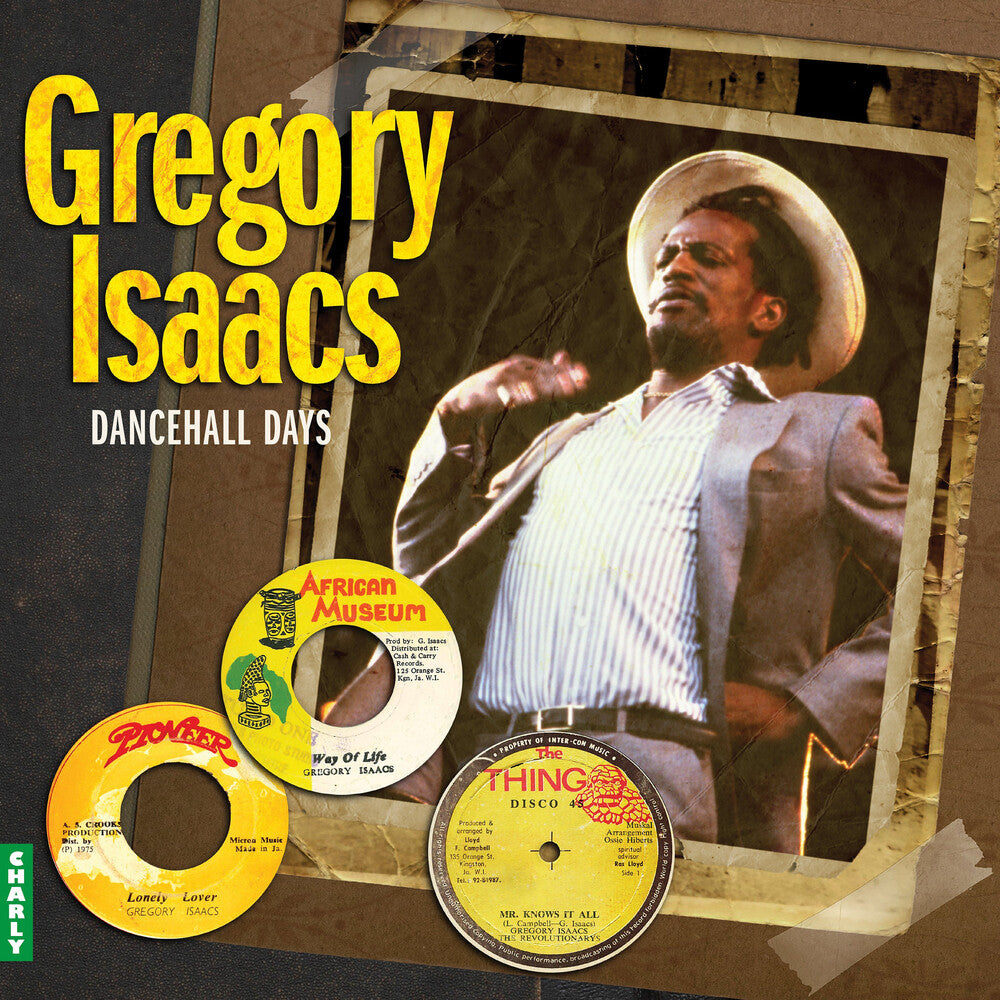 the album cover for Gregory Isaacs - Dancehall Days