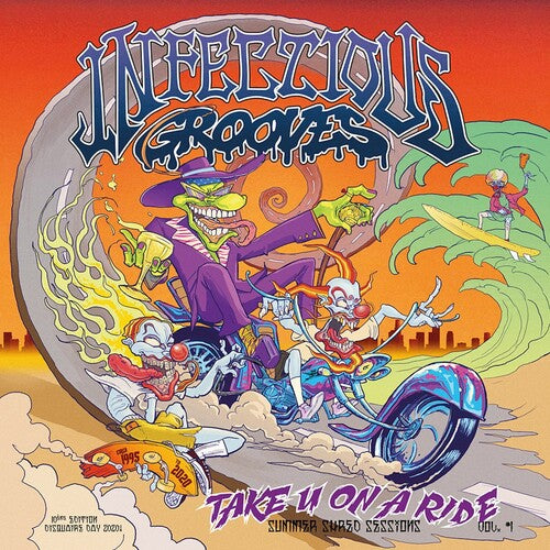 Infectious Grooves - Take U on a Ride (EP) - Green/Purple Splatter. (Vinyl)