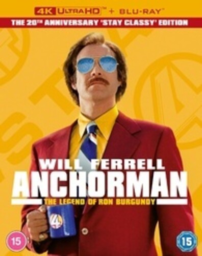 Anchorman: The Legend Of Ron Burgundy-20th Anniversary Collector Edition - Limited All-Region UHD Boxset with Poster, Stickers, Book & more! (4K Ultra HD)