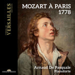 the album cover for Albanese / Mozart / De Pasquale - Mozart A Paris 1778