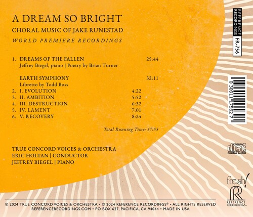 Jeffrey Biegel - A Dream So Bright - Choral Music of Jake Runestad (CD)
