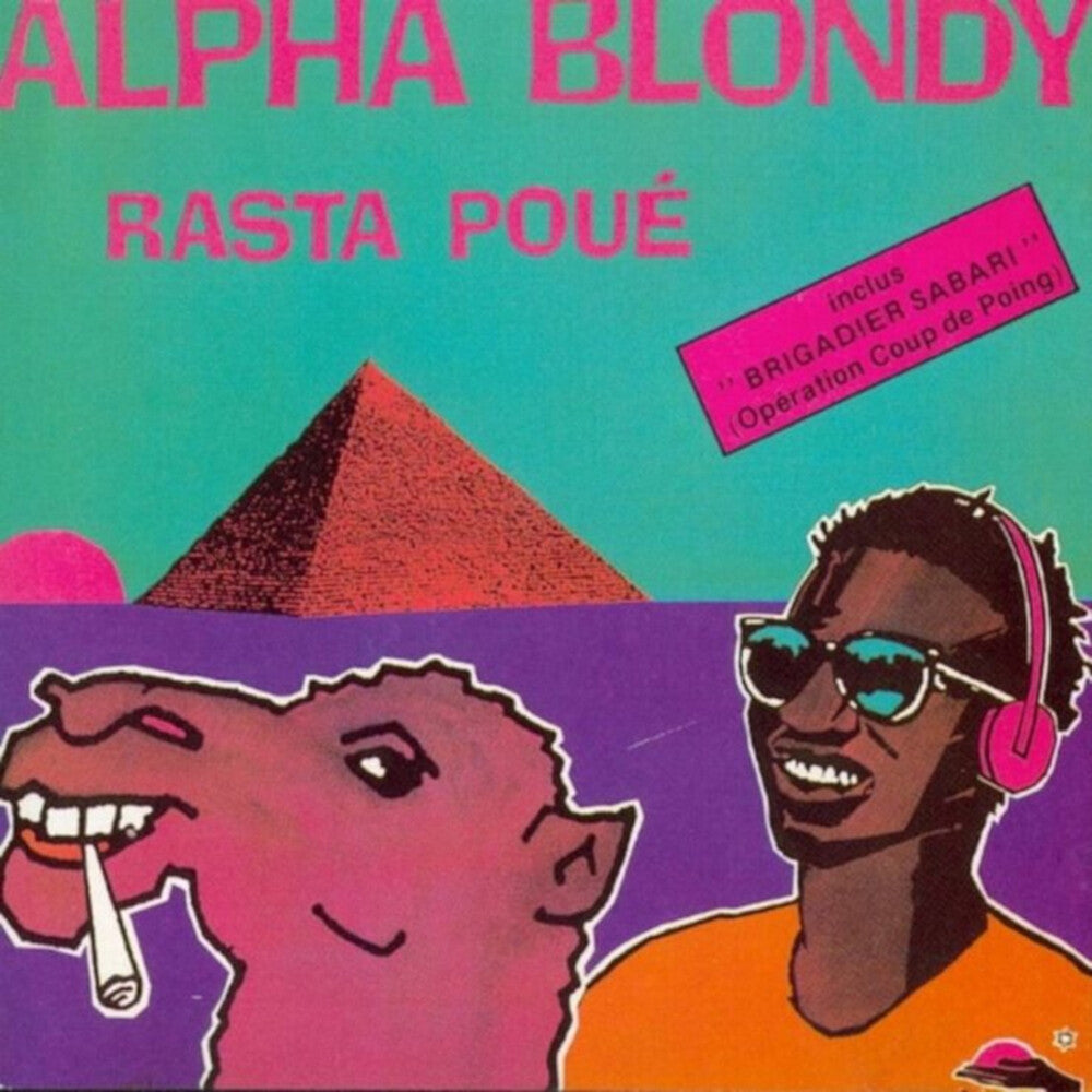 the album cover for Alpha Blondy - Rasta Poue