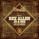the album cover for Rex JuniorAllen & Rex Allen Senior - Live At Church Street Station (Mod)