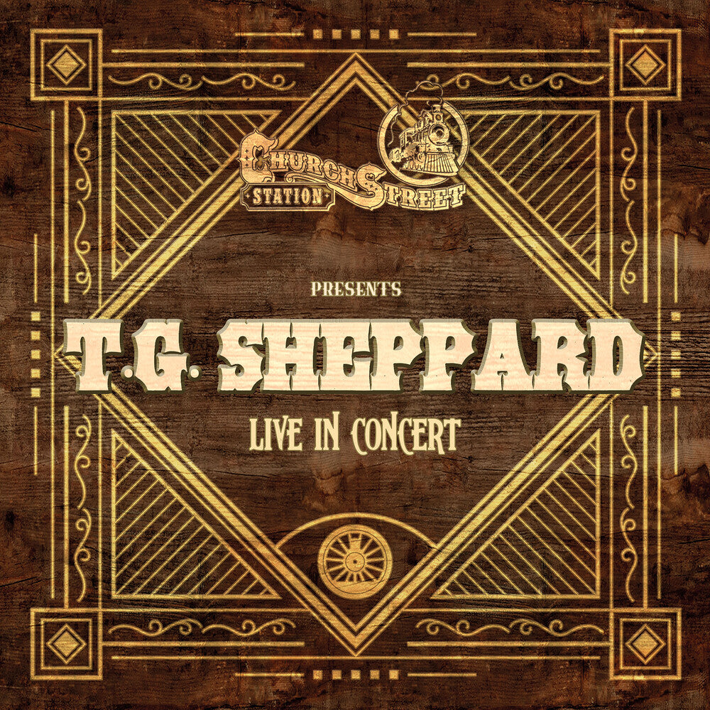 the album cover for T Sheppard .G - Live At Church Street Station (Mod)