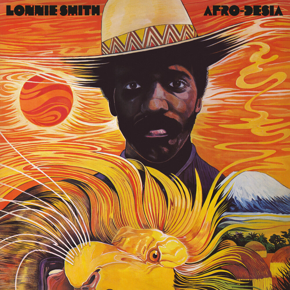 the album cover for Lonnie Smith - Afro-Desia