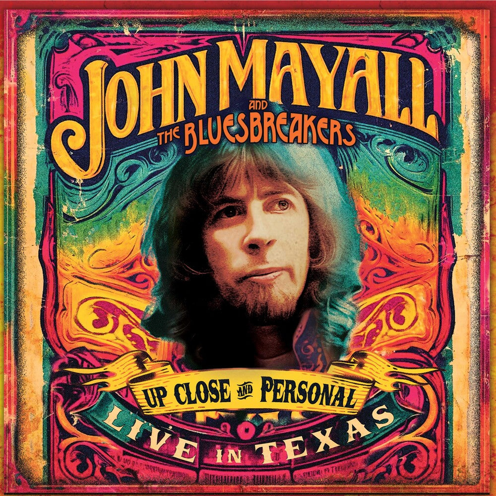 the album cover for John Mayall& The Bluesbreakers - Up Close And Personal: Live In Texas