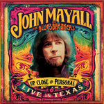 the album cover for John Mayall& The Bluesbreakers - Up Close And Personal: Live In Texas