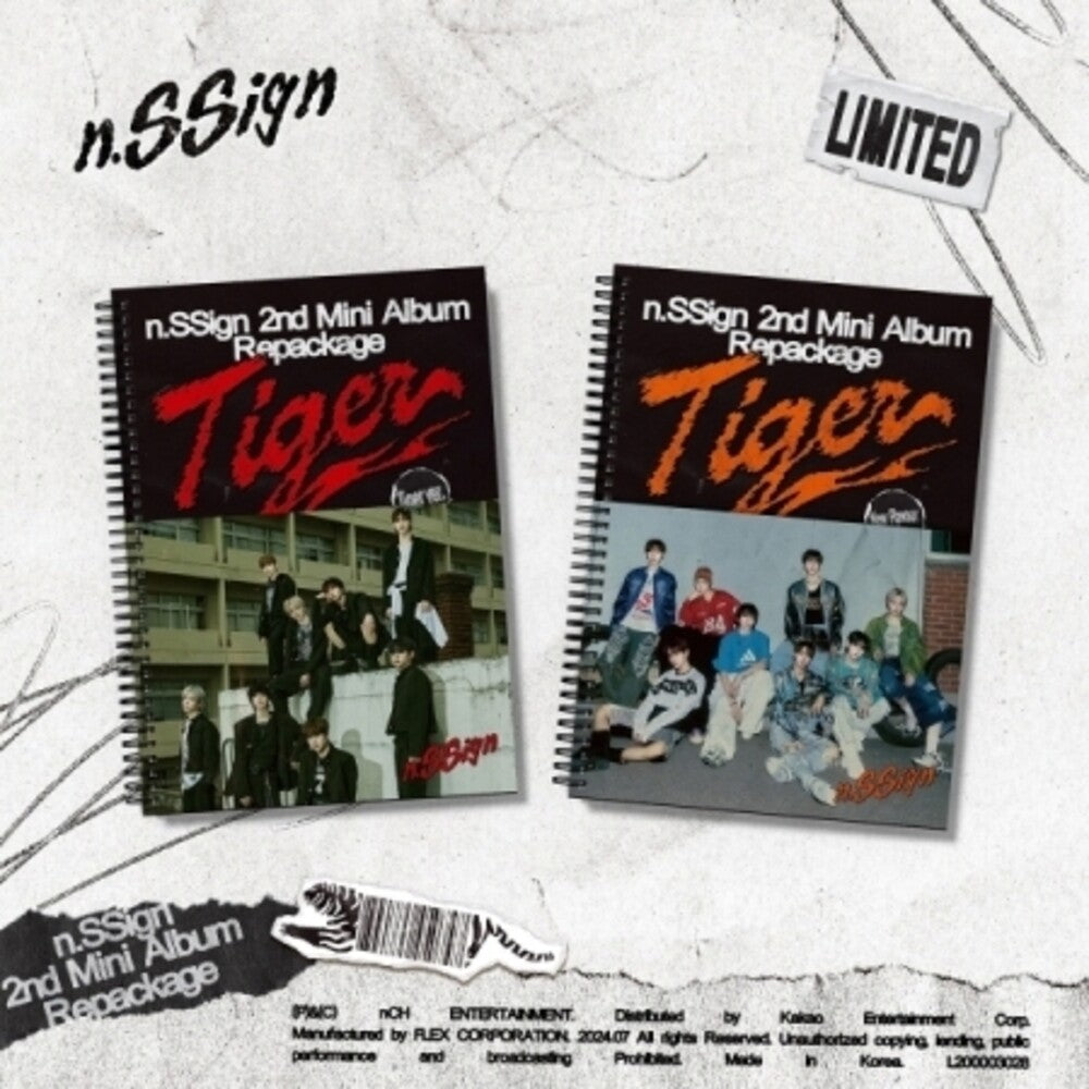 the album cover for N.Ssign - Tiger - Repackage - Random Cover (Asia)