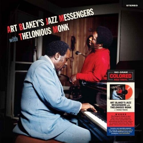 Art Blakey - Art Blakey's Jazz Messengers With Thelonious Monk - Limited 180-Gram Red Colored Vinyl with Bonus Tracks (Vinyl)