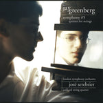 the album cover for Jay Greenberg / Lso / Serebrier - Symphony 5: Quintet For Strings (Hybrid) (Hybr)