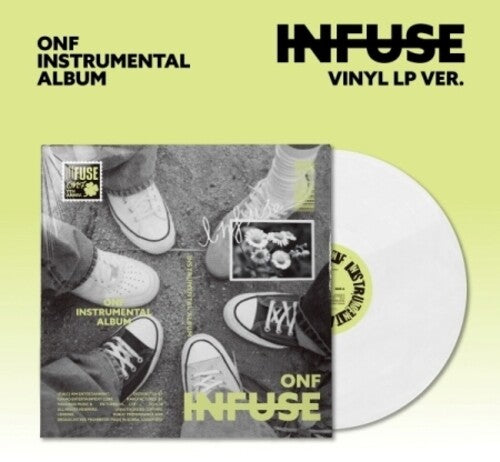 Onf - Infuse - Álbum instrumental - Incluye fotolibro de 16 páginas, juego de postales de 6 piezas, tarjeta fotográfica, película fotográfica y etiqueta fotográfica (vinilo)