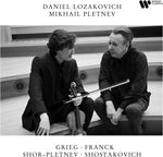the album cover for Daniel Lozakovich/ Pletnev,Mikhail - Grieg Franck Shor-Pletnev Shostakovich