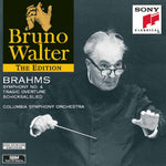 the album cover for Bruno Walter - Brahms: Sym No 4
