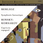 the album cover for Berlioz / Rimsky-Korsakov - Symphonies Fantasique / Capriccio Espagnol