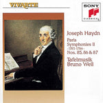 the album cover for Haydn / Weil / Tafelmusik - Symphonies 85-87