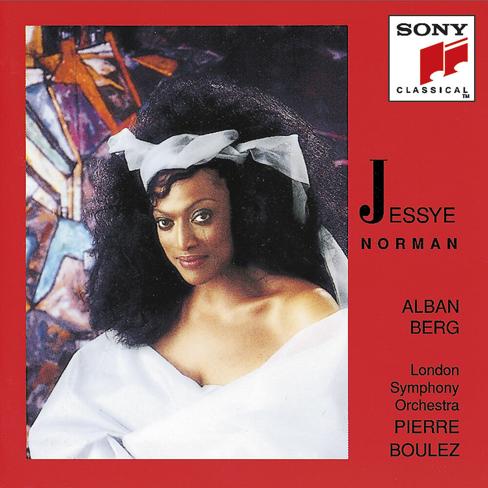 the album cover for Pierre Boulez - Sings Alban Berg