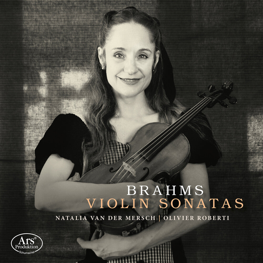 the album cover for Brahms / Roberti / Van Der Mersch - Violin Sonatas