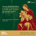 the album cover for J Bach .S. / Speck / Noack / Vocalensemble Rastatt - Riede Auf Erden - Rekonstruierte Kantaten