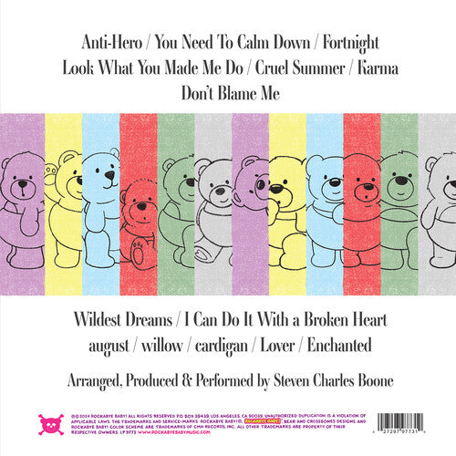 Rockabye Baby - Canciones de cuna de Taylor Swift, volumen 2 (vinilo)