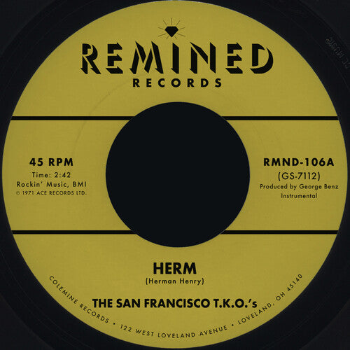 サンフランシスコ TKO's - Herm / Ooh Baby Baby (レコード)