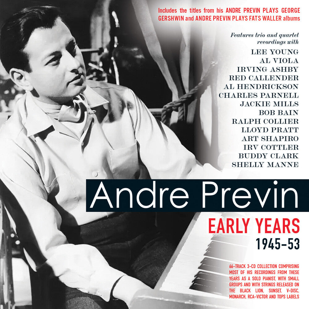 the album cover for Andre Previn - Early Years 1945-53