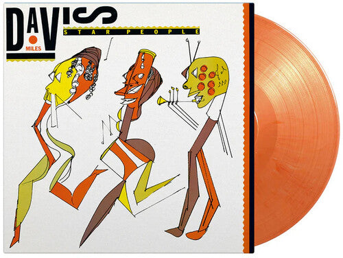 Miles Davis - Star People - Vinilo de edición limitada de 180 gramos, color naranja y blanco jaspeado.