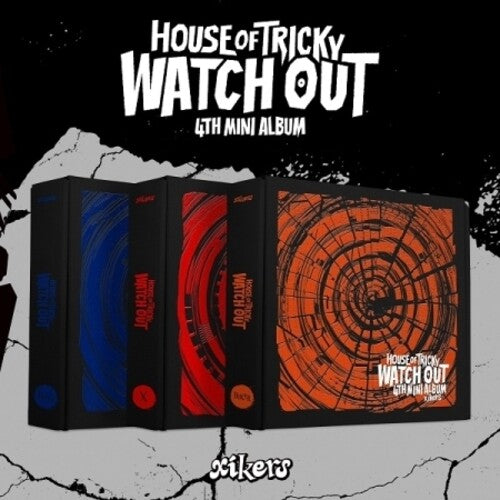 xikers - House Of Tricky: Cuidado - Portada aleatoria - Incluye fotolibro de 96 páginas, póster plegado, estuche plegado, 2 postales, sobre, foto en movimiento, 2 tarjetas fotográficas, juego de pegatinas + CD magnético Path