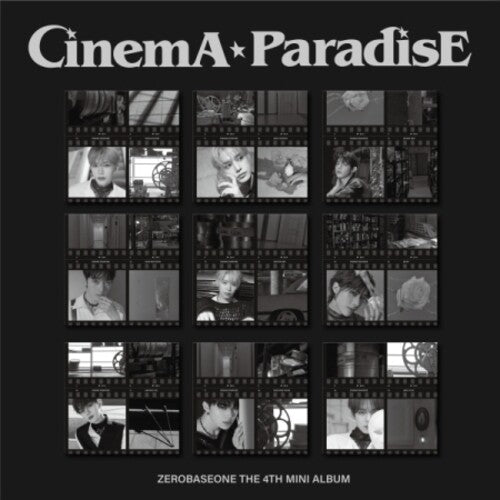Zerobaseone - Cinema Paradise - Versión Digipack - Portada aleatoria - Incluye fotolibro, póster plegado, foto de la película, 2 tarjetas fotográficas, ticket de fotos, tarjeta pizarra, pegatina y marco para tarjeta fotográfica (CD)