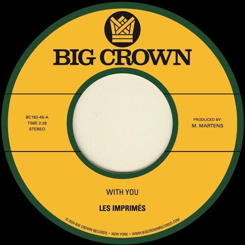 Les Imprimes - With You B/W Only Love (アナログレコード)