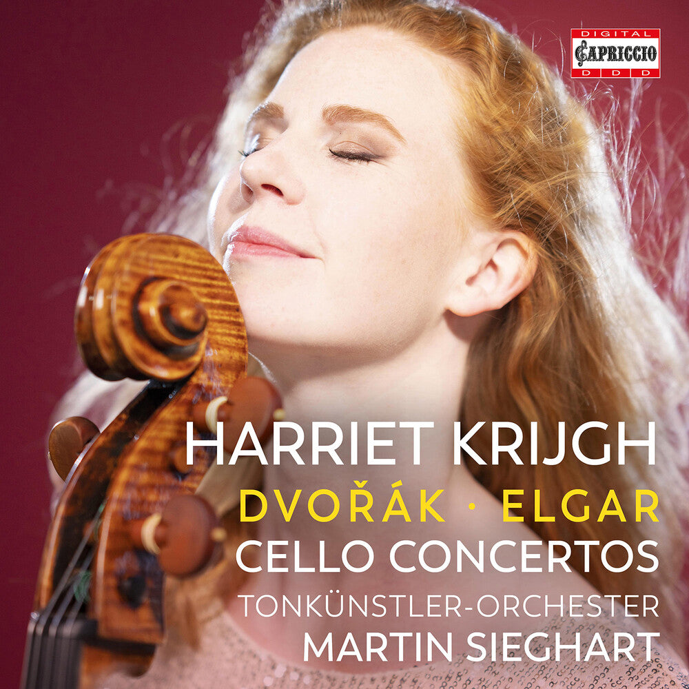 the album cover for Dvorak / Elgar / Tonkunstler-Orchester - Cello Concertos