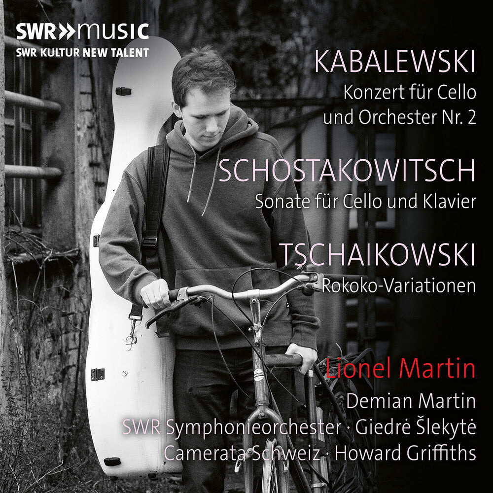 the album cover for Kabalevsky / Shostakovich / Swr Symphonieorchester - Lionel Martin Plays Kabalevsky Shostakovich
