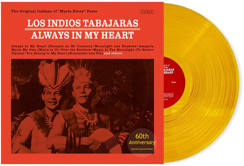 Los Indios Tabajaras - Always In My Heart - 限定透明オレンジビニール (ビニール)