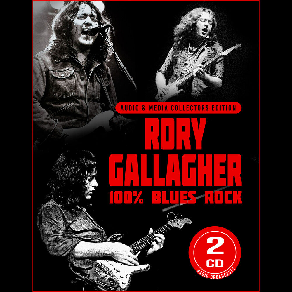 the album cover for Rory Gallagher - 100% Blues Rock