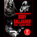 the album cover for Rory Gallagher - 100% Blues Rock