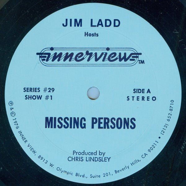 Missing Persons : Innerview (LP, Transcription)