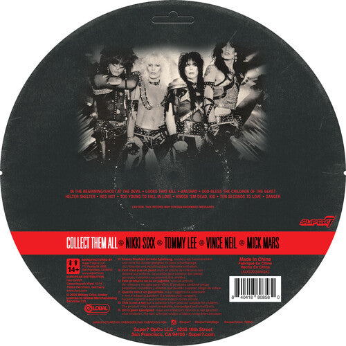 Super 7 - Motley Crue - ReAction Figures Wv2 - Nikki Sixx (Shout At The Devil - Black & White)