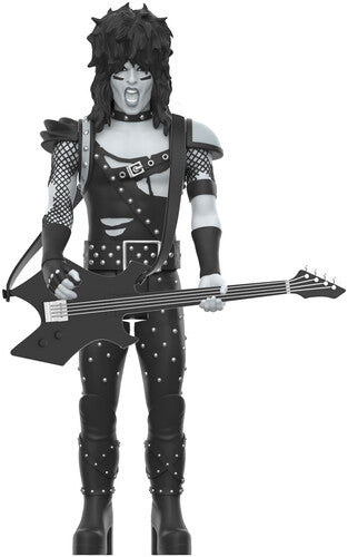 Super 7 - Motley Crue - ReAction Figures Wv2 - Nikki Sixx (Shout At The Devil - Black & White)