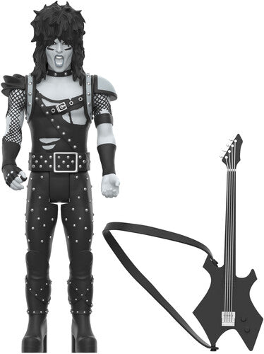 Super 7 - Motley Crue - ReAction Figures Wv2 - Nikki Sixx (Shout At The Devil - Black & White)