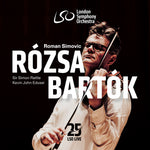 the album cover for Roman Simovic - Rozsa: Violin Concerto Bartok: Violin Con No. 2