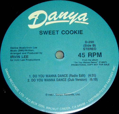 Sweet Cookie : Do You Wanna Dance (12", Promo)