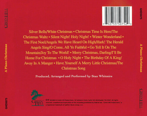 Stan Whitmire - Una Navidad con piano (CD)