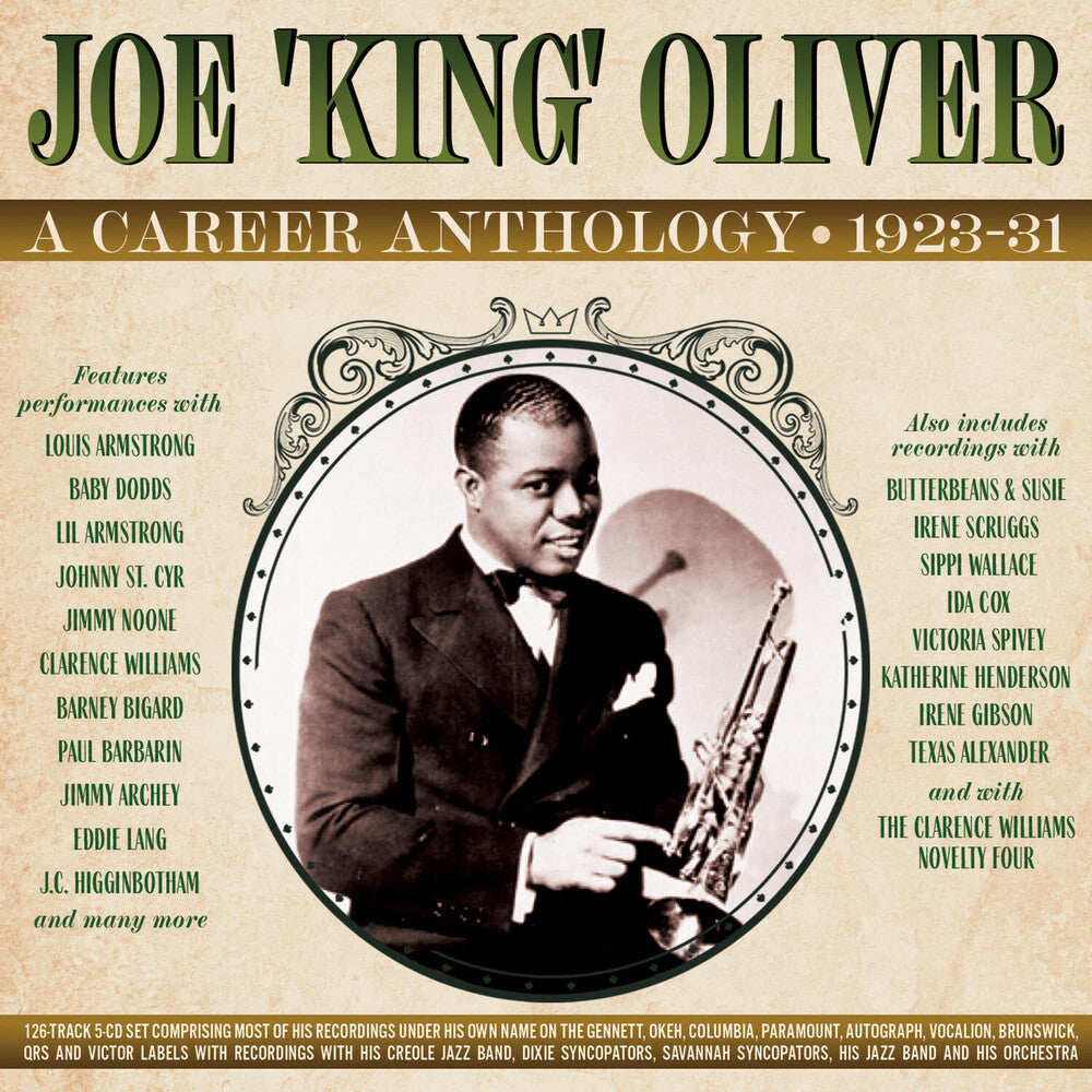 the album cover for Oliver, Joe - A Career Anthology 1923-31