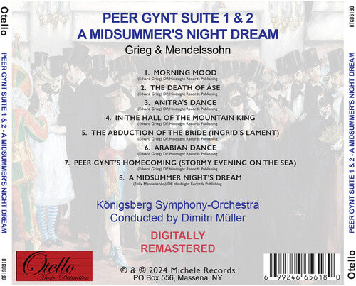 Konigsberg Symphony Orchestra - Peer Gynt Suite 1 & 2 - A Midsummer's Night Dream, Grieg & Mendelssohn (CD)